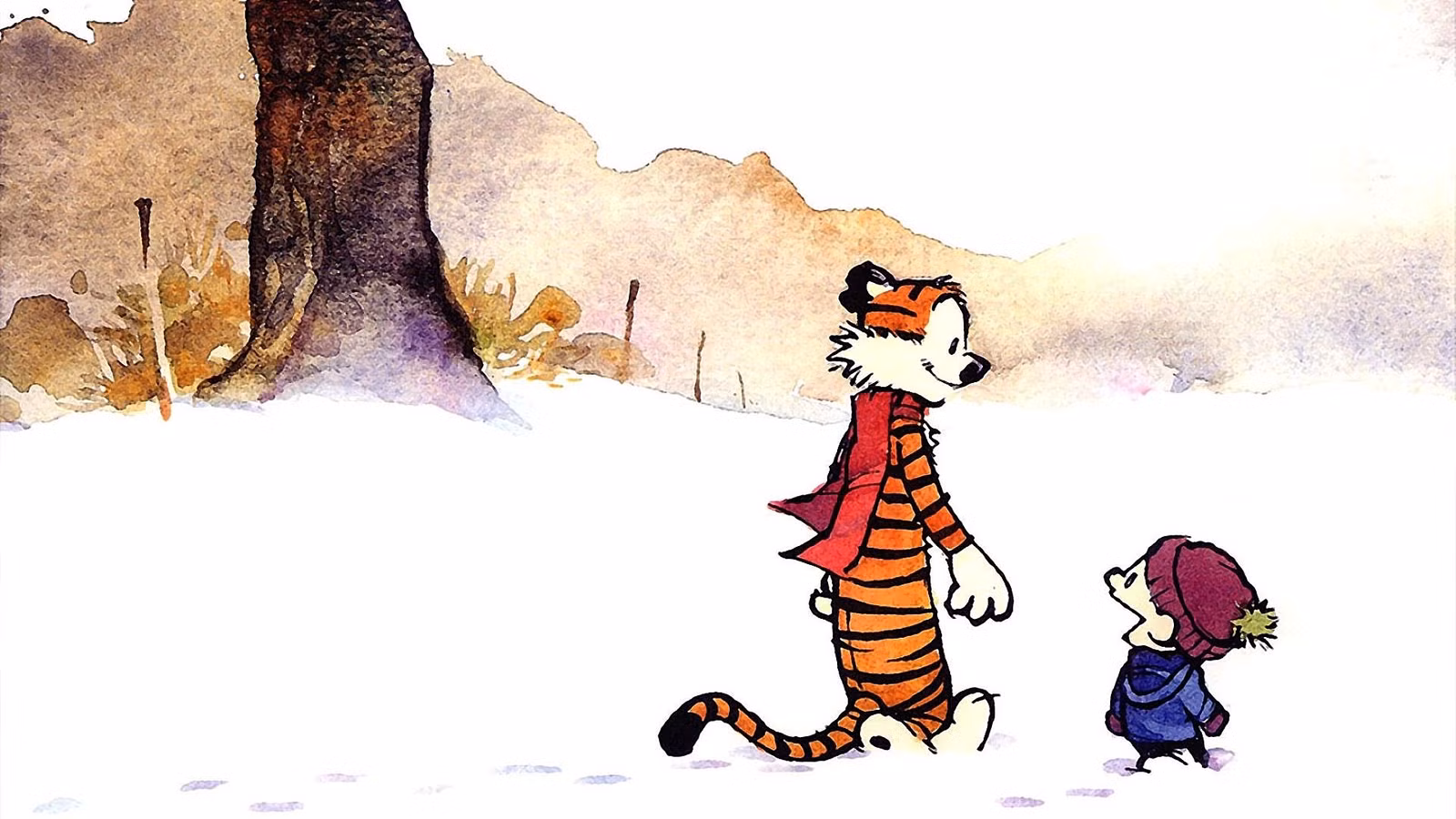 La primera tira cómica de Calvin y Hobbes de los años 90 sigue siendo perfecta 36 años después