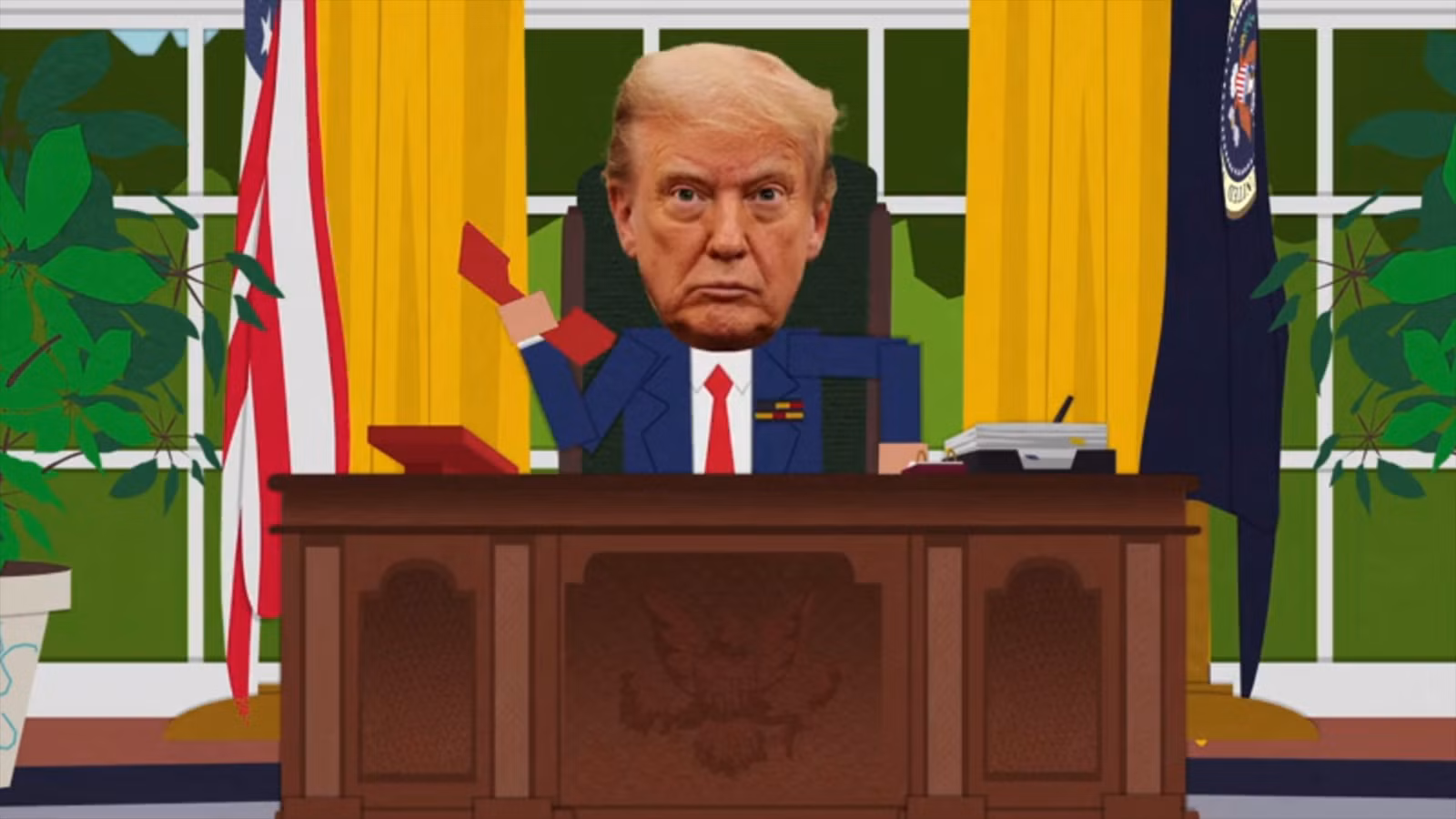 South Park pone fin a su era Donald Trump con un insulto épico final