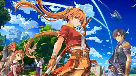 Obras de arte que representan personajes del remake de Trails in the Sky.