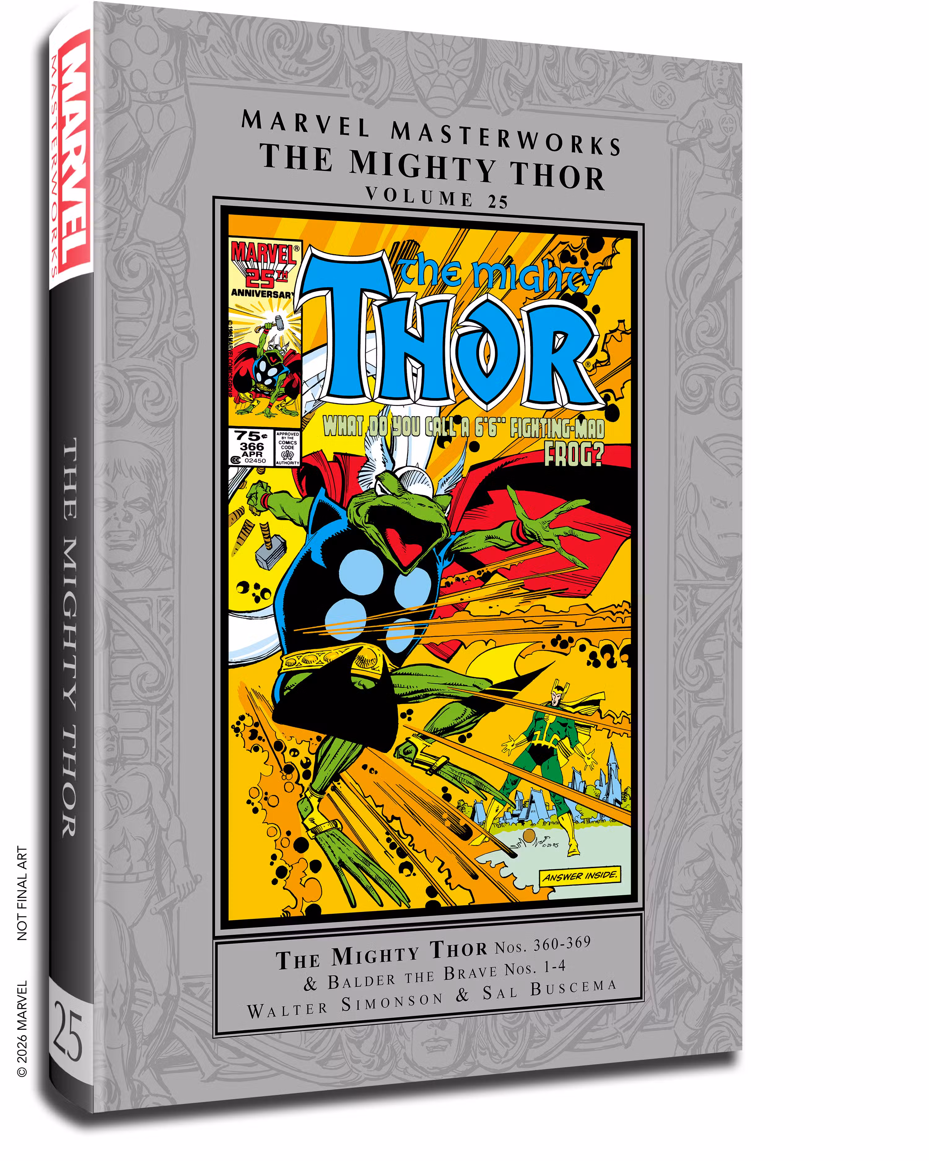 Thor Marvel Obras Maestras CUBIERTA 1