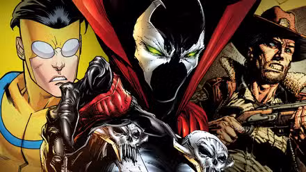 Spawn Invincible y Walking Dead Image Comics Arte