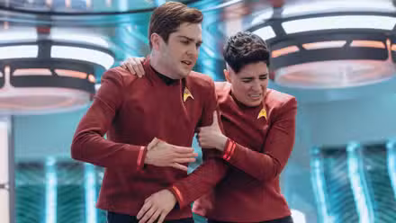 Scotty y Ortega en el transportador