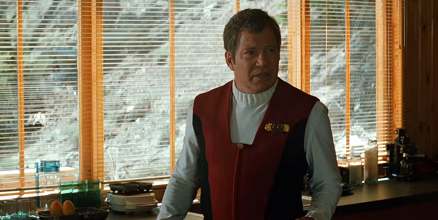 Kirk en su cocina en Star Trek Generations