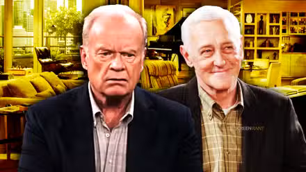 Frasier y Martin en su apartamento de Seattle