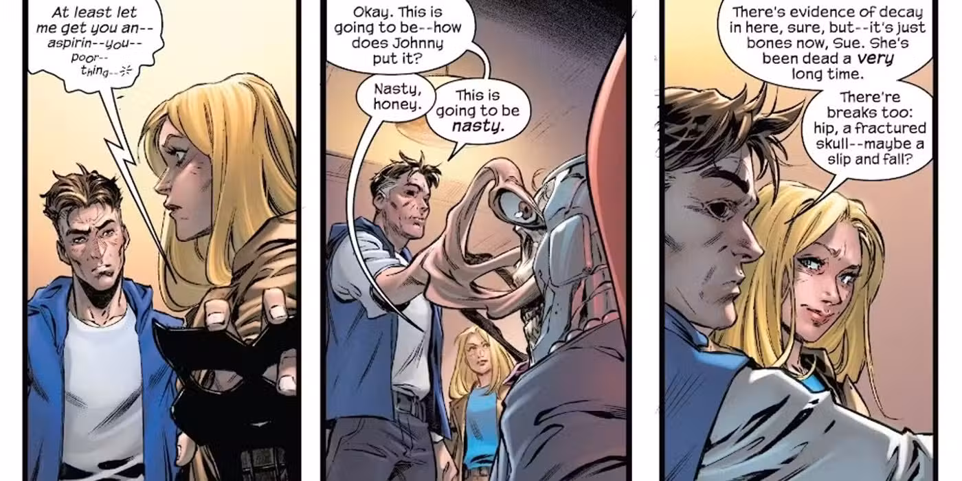 Reed Richards de los Cuatro Fantásticos envía su globo ocular a la punta de sus dedos
