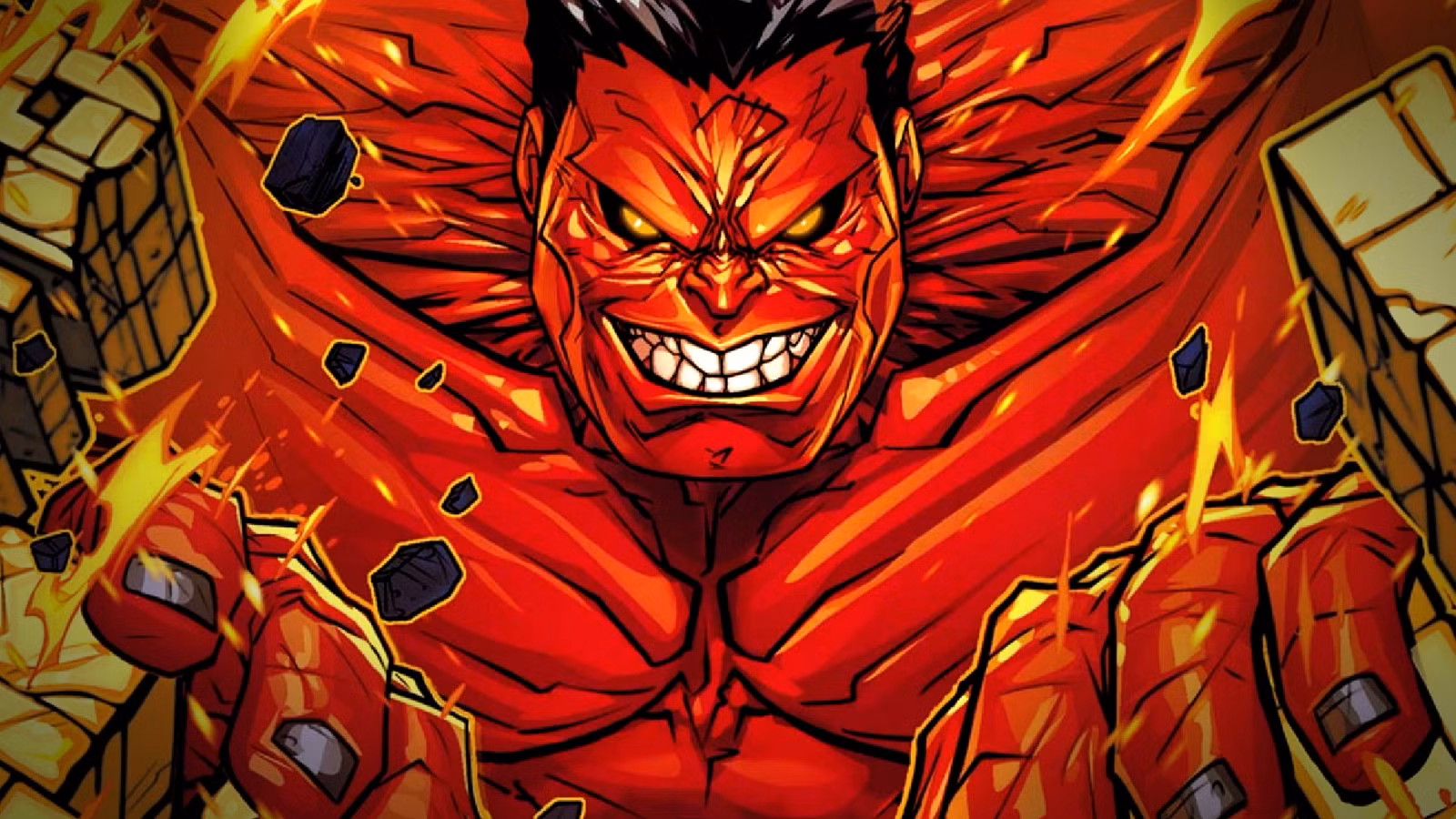 Red Hulk estrena su mejor diseño de todos los tiempos, y no está cerca