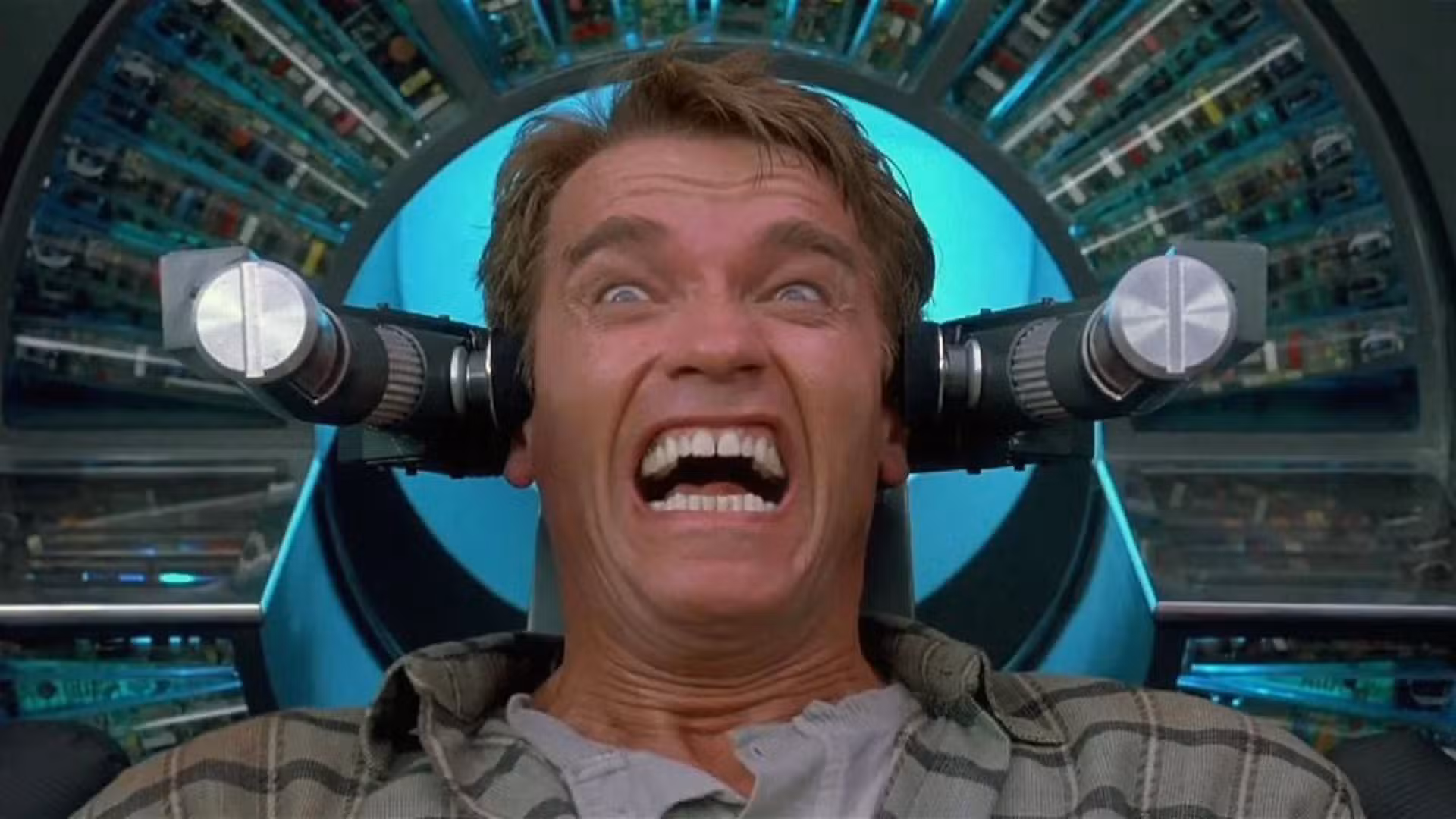 Arnold Schwarzenegger como Douglas Quaid en Total Recall