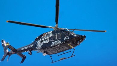 Atacan helicóptero de la policía en Chihuahua
