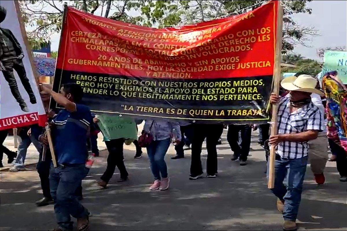CEDH advierte riesgo de desalojo en disputa territorial entre Chiapas y Oaxaca