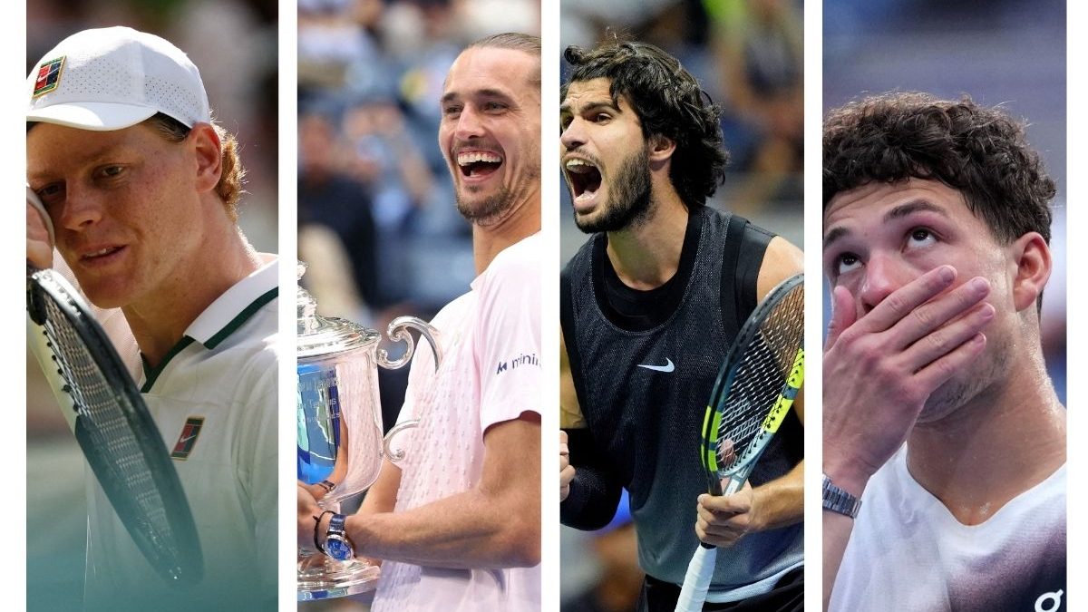Clasificación ATP: Shelton sube al cuarto puesto; Sinner, Zverev y Alcaraz inamovibles en el top 3