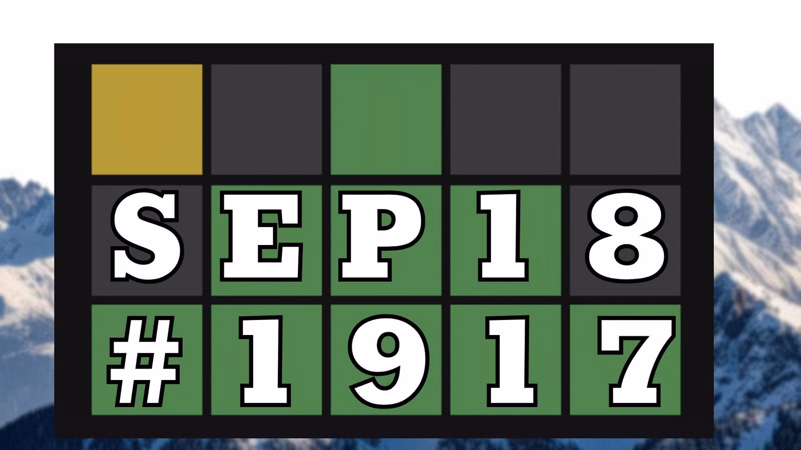 Consejos y respuestas de Wordle de hoy: 18 de septiembre de 2026 (Rompecabezas n.° 1917)