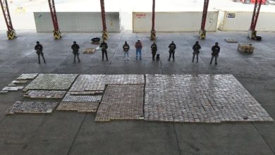 Decomisan 627 kilos de droga oculta en un contenedor en Ecuador