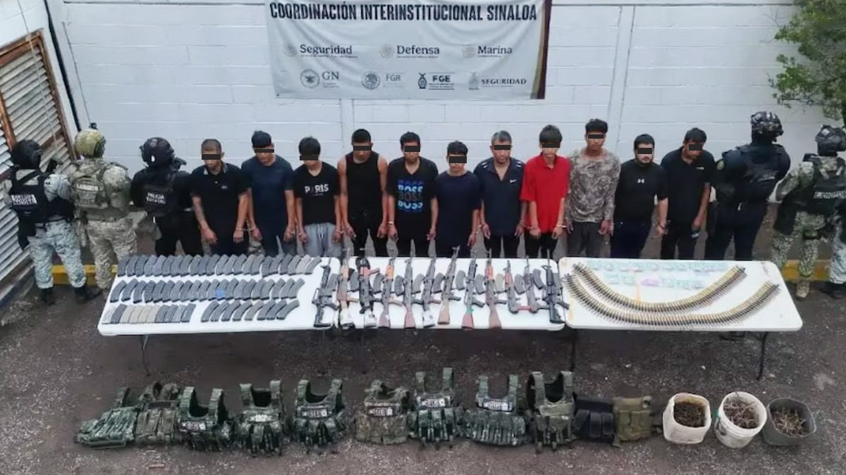 Detienen en Escuinapa a 11 presuntos integrantes de 'Los Chapitos'; los vinculan con 'Casco'