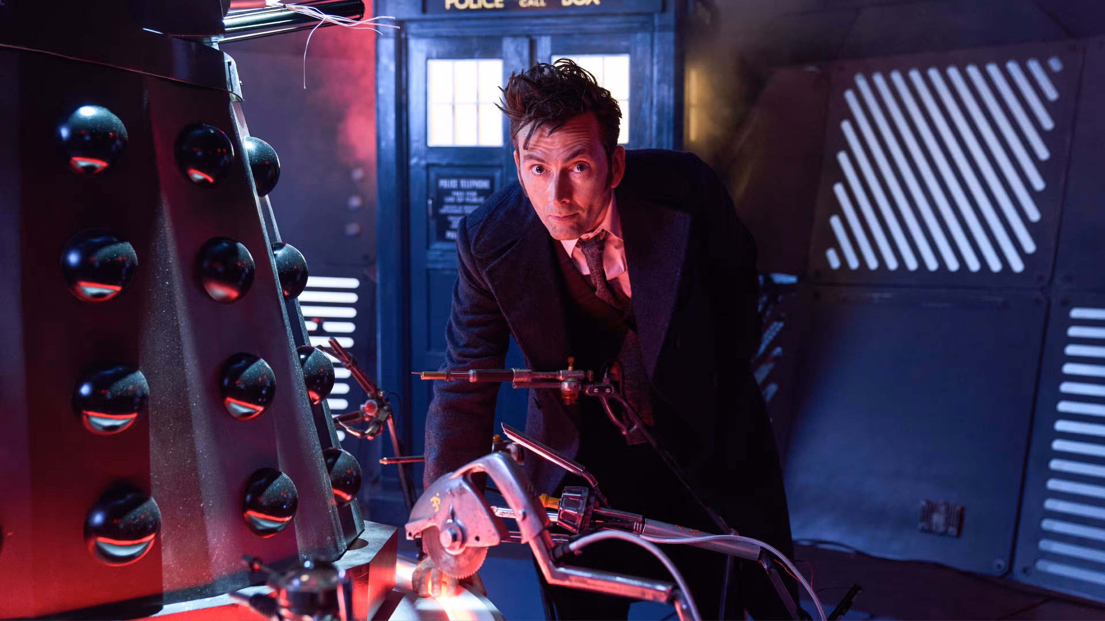 David Tennant como el Doctor en la imagen promocional de Doctor Who