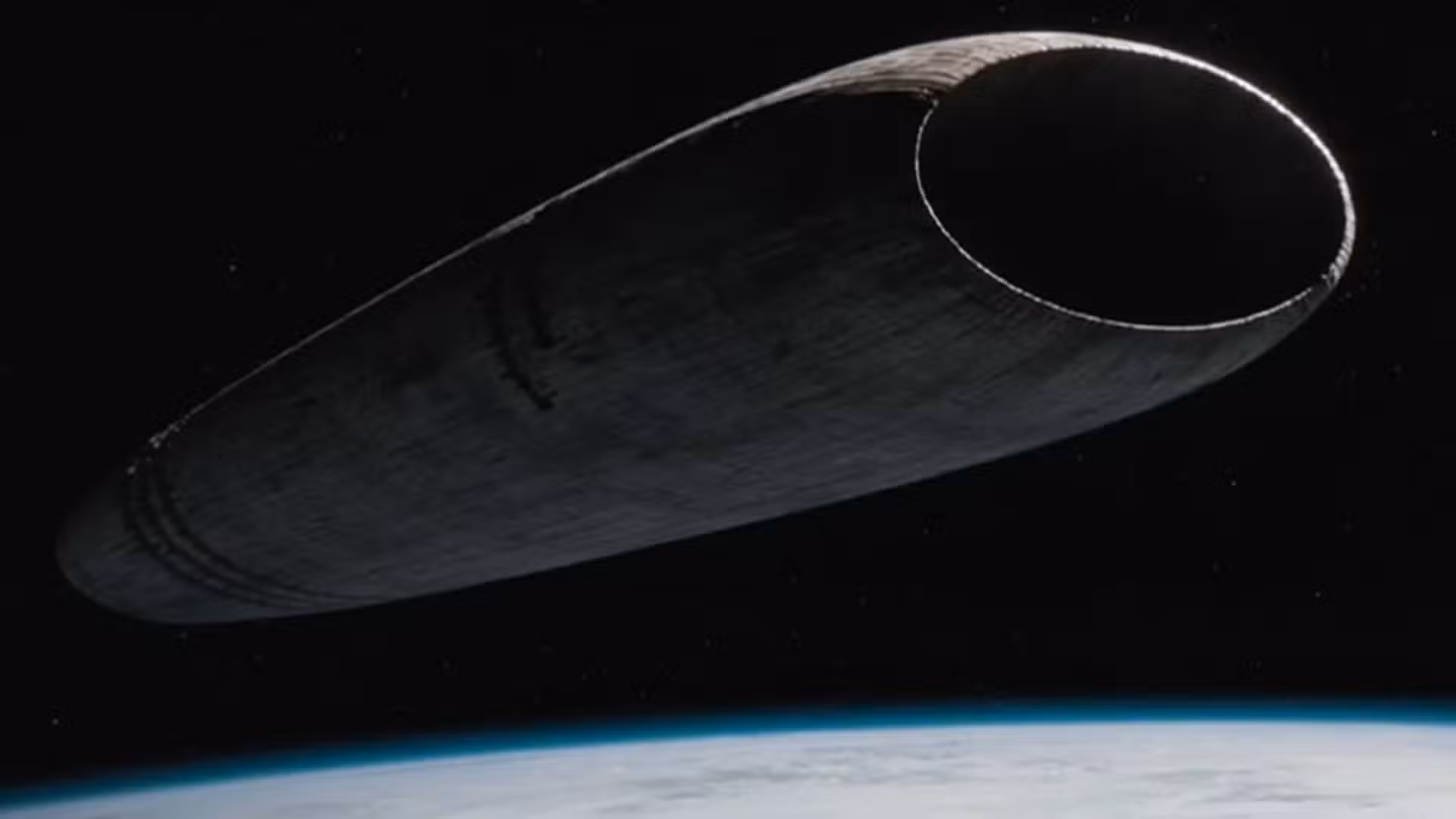 Un Heighliner en el espacio en Dune