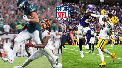 Eagles doblegan a los Commanders, Vikings sorprenden a los Packers