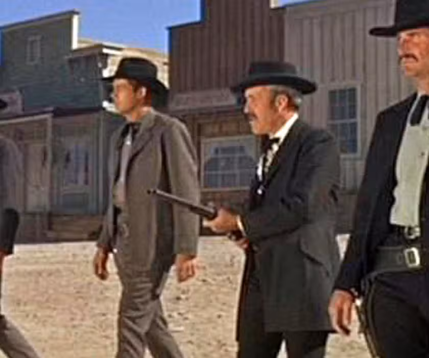 James Garner y Jason Robards en La hora del arma (1)