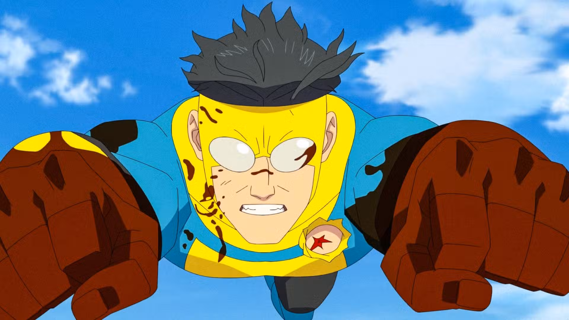 Mark Grayson como Invencible en Invencible
