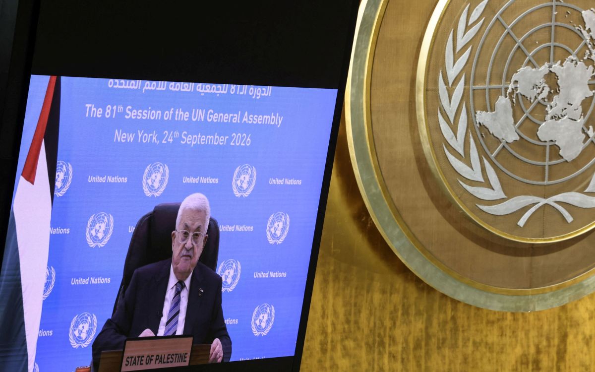 Israel amenaza 'la existencia' del pueblo palestino: advierte presidente de Palestina ante la ONU