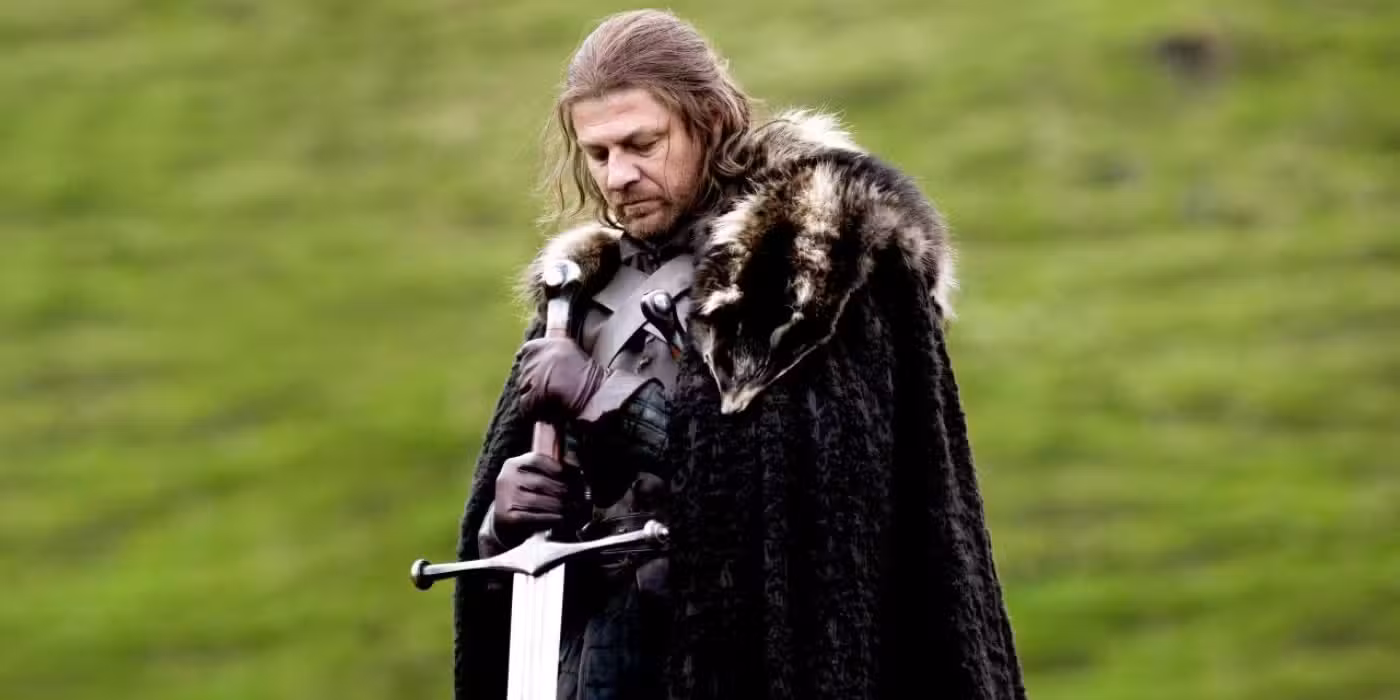 Sean Bean como Ned Stark en Juego de Tronos