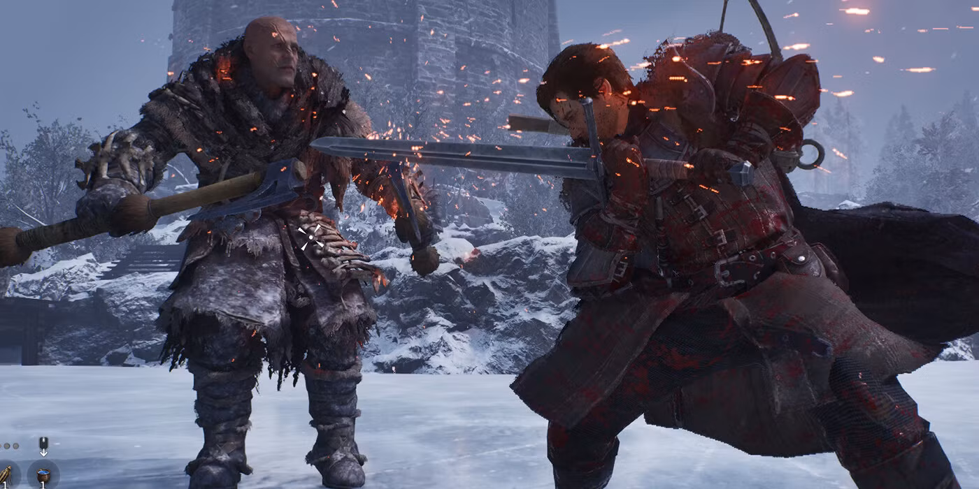 Personaje jugador en combate uno a uno en Game of Thrones Kingsroad