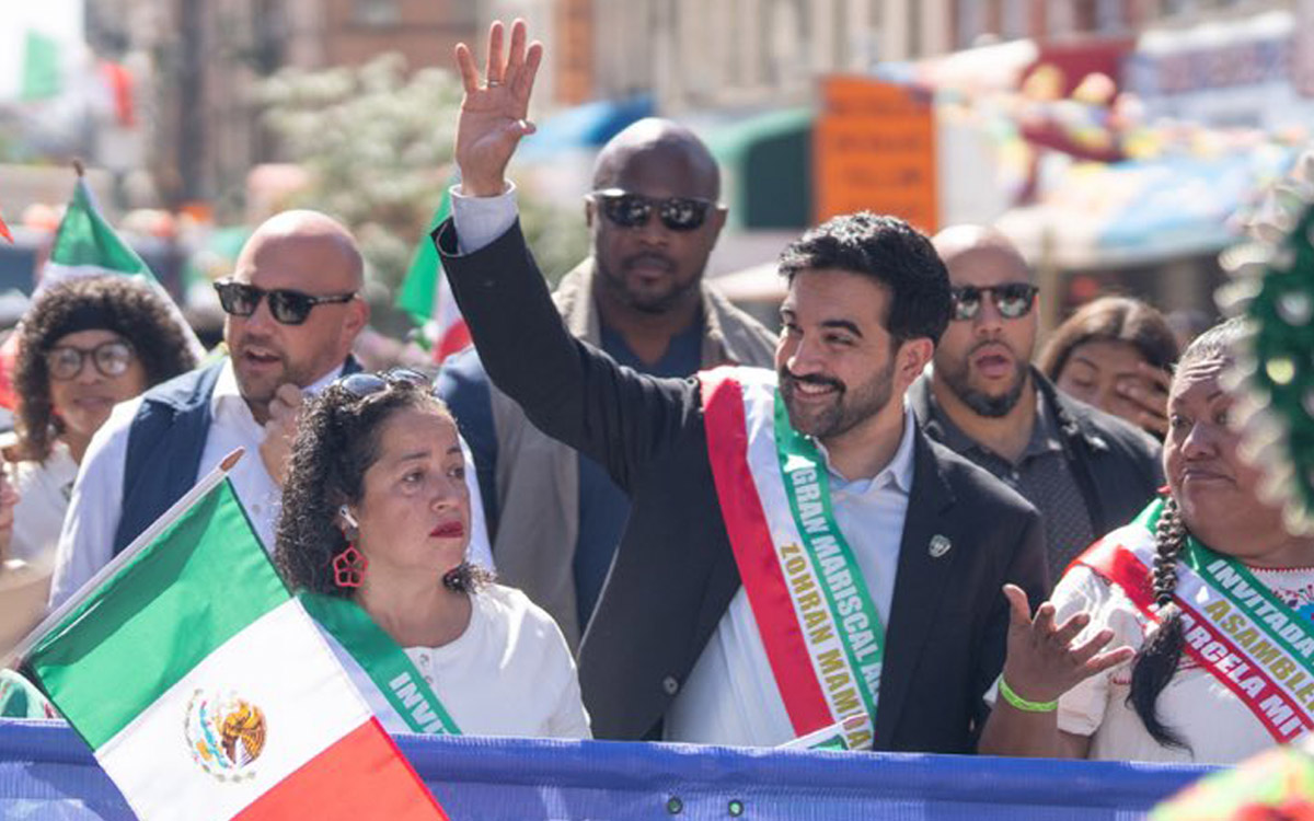 Mamdani participa como Gran Mariscal en desfile por la Independencia de México en Nueva York