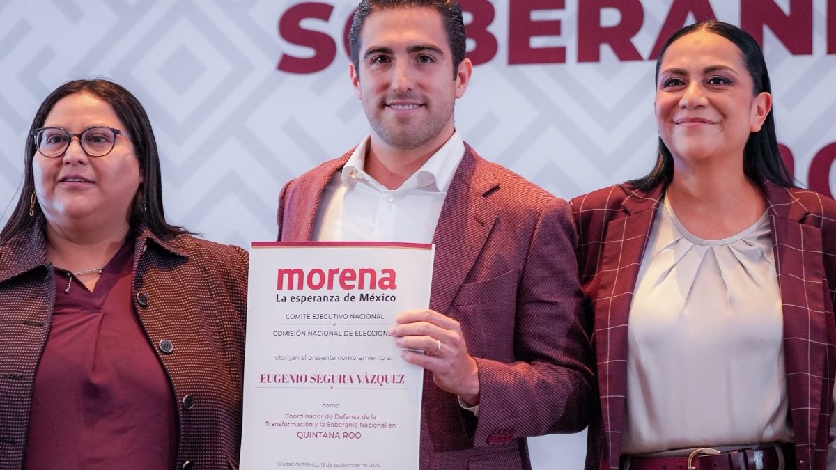 Morena designa a Eugenio 'Gino' Segura como su abanderado para Quintana Roo
