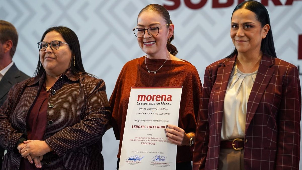 Morena elige a Verónica Díaz como abanderada en Zacatecas; algunos reclaman fraude