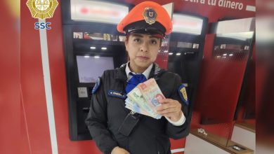 Policías hallan dinero en cajero del AICM y lo resguardan