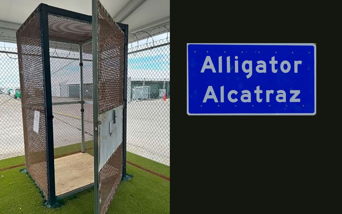 Reporte oficial constata uso de jaulas y otros abusos a inmigrantes en Alligator Alcatraz