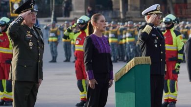 Sheinbaum encabeza homenaje a víctimas de los sismos de 1985 y 2017