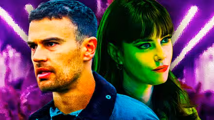 Kaya Scodelario como Susie Glass y Theo James como Eddie Horniman de The Gentlemen de Netflix
