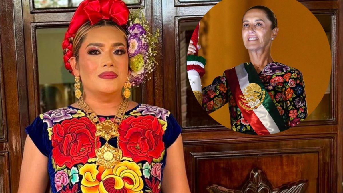 Tras sufrir ataque, diseñadora muxe Elvis Guerra dice que Sheinbaum le aseguró que no habrá impunidad