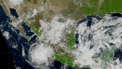 'Trudy' pierde fuerza frente a Jalisco, mientras frente frío provoca lluvias intensas en el sureste