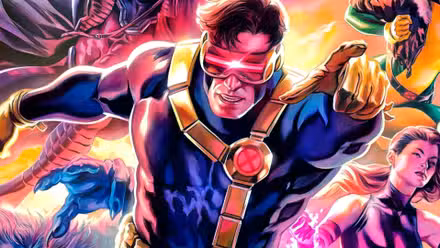 Cíclope lidera a los X-Men en la batalla en el arte de Felipe Massafera