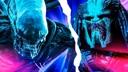Una imagen personalizada con Alien y Predator.