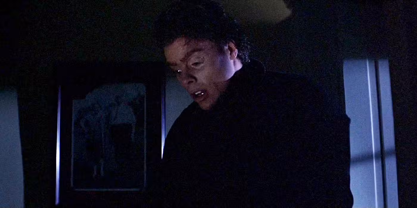 Nick Castle como Michael Myers desenmascarado en Halloween 1978