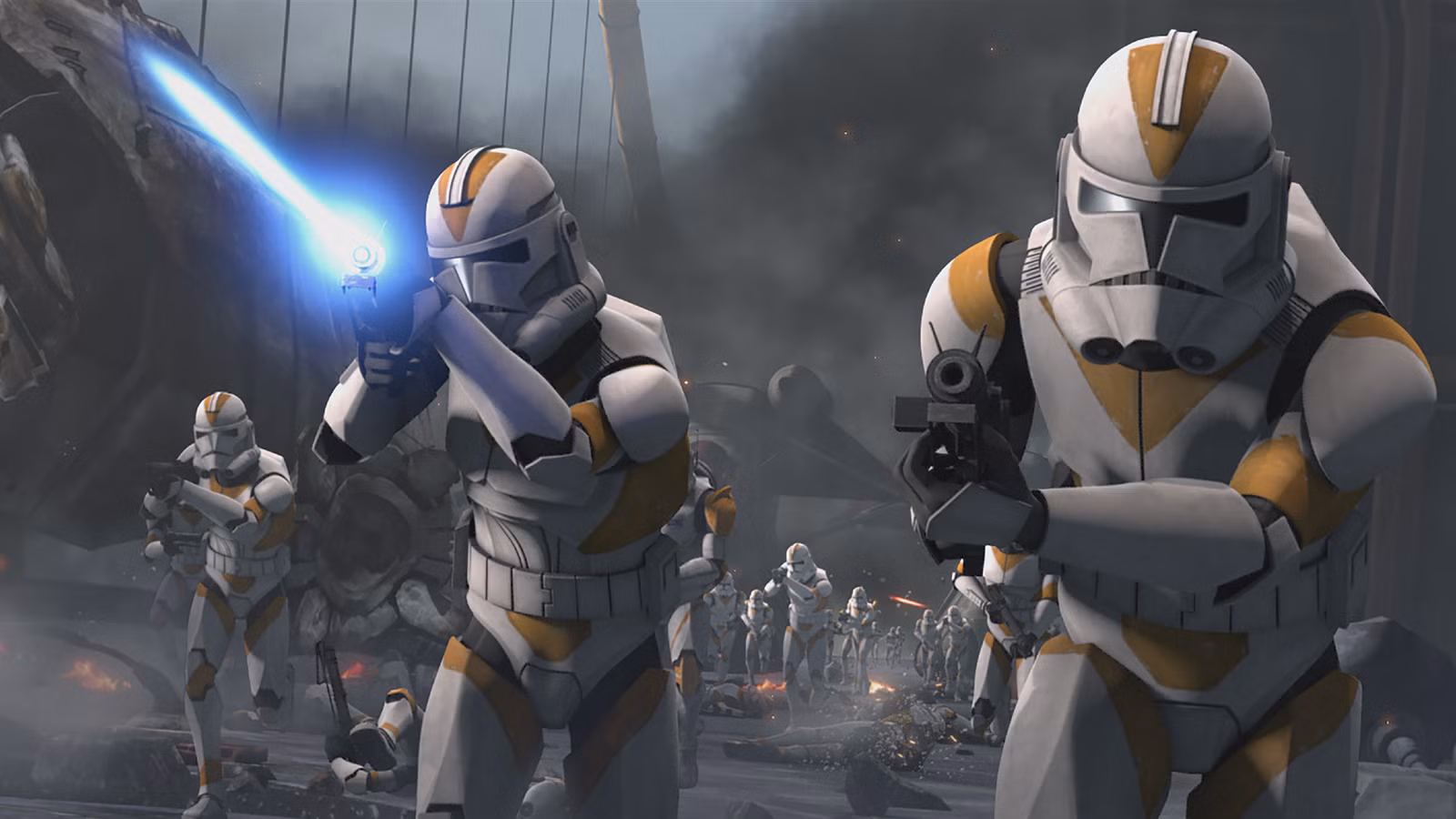 La secuela en tres partes de Star Wars: The Clone Wars merece felicitaciones por dejar atrás a los Jedi