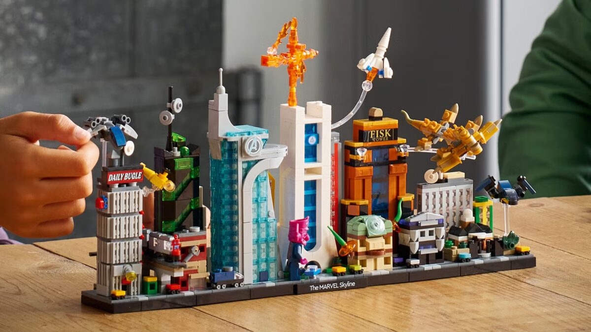 LEGO revela el set Marvel Skyline con 14 ubicaciones, Galactus y más