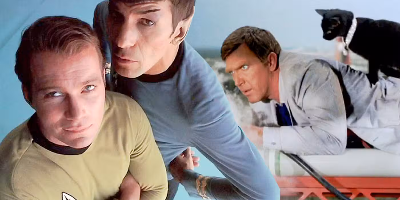 Gary Seven, Kirk y Spock de Star Trek.