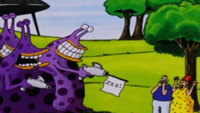 7 cómics impecables de Far Side sobre invasiones alienígenas