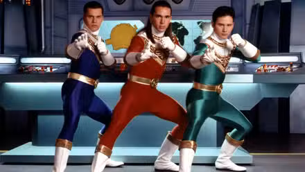 Rocky, Tommy y Adam en Power Rangers Zeo