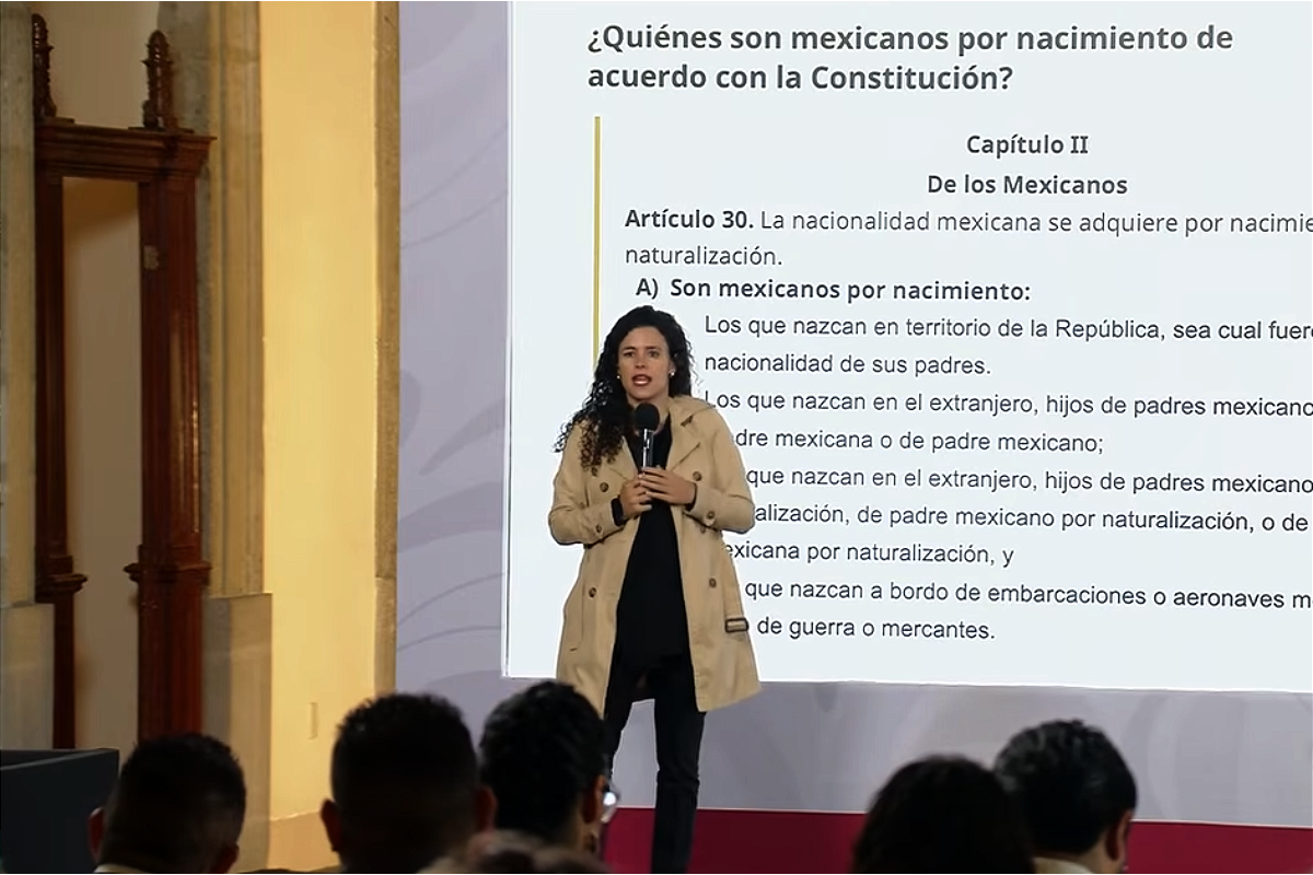 Bugarín renunció a doble nacionalidad desde 2018: Luisa María Alcalde
