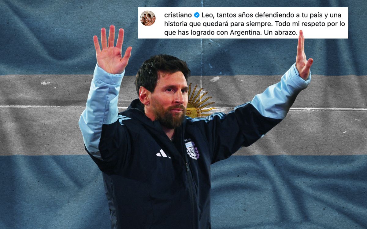 CR7 a Messi: 'Todo mi respeto por lo que has logrado con Argentina'
