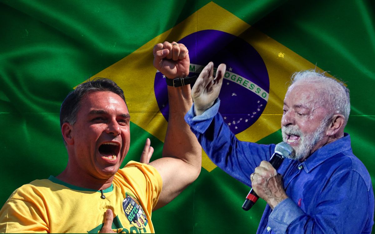 Flávio Bolsonaro llama 'cobarde' a Lula y apela al voto útil para resolver la elección el domingo