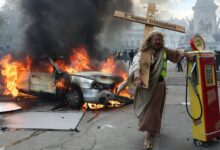 Gas lacrimógeno, enfrentamientos y saqueos se viven durante las protestas en Francia