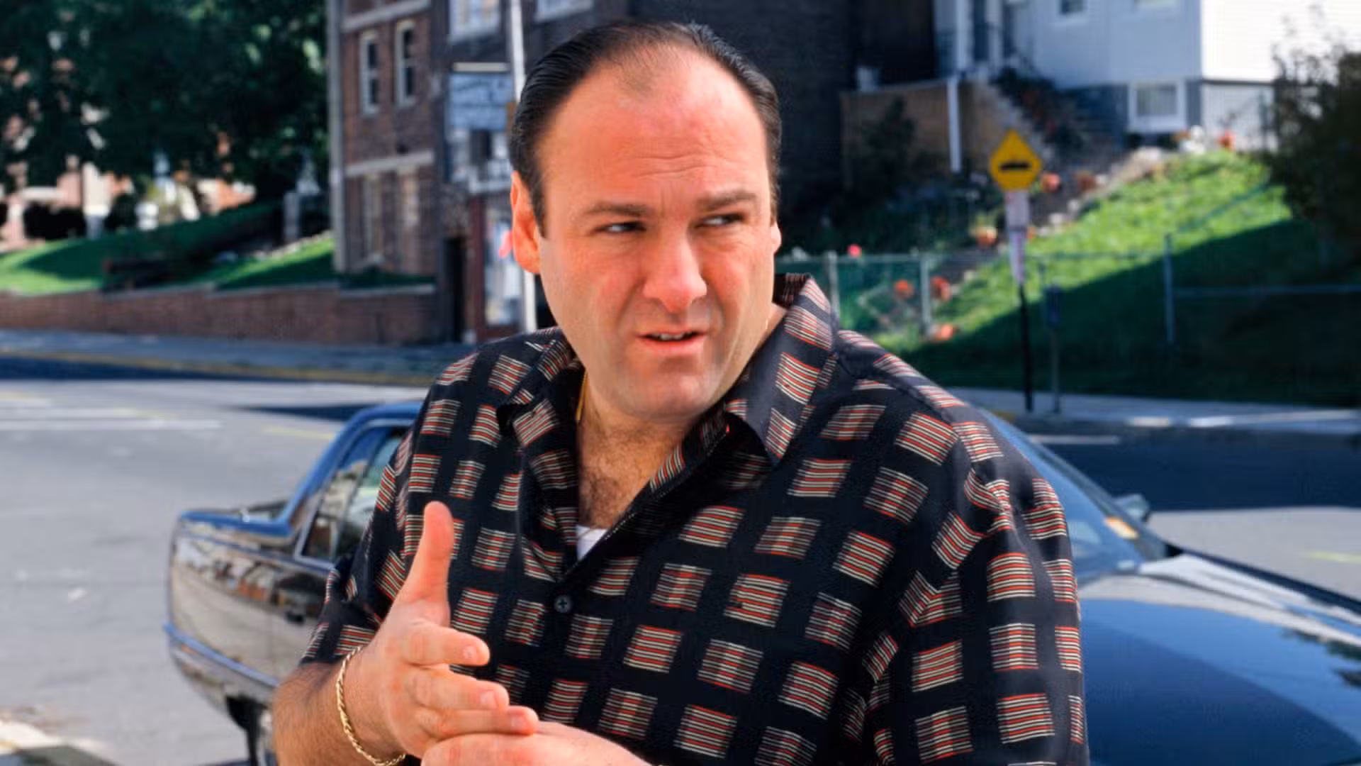 Tony Soprano en una foto promocional de Los Soprano