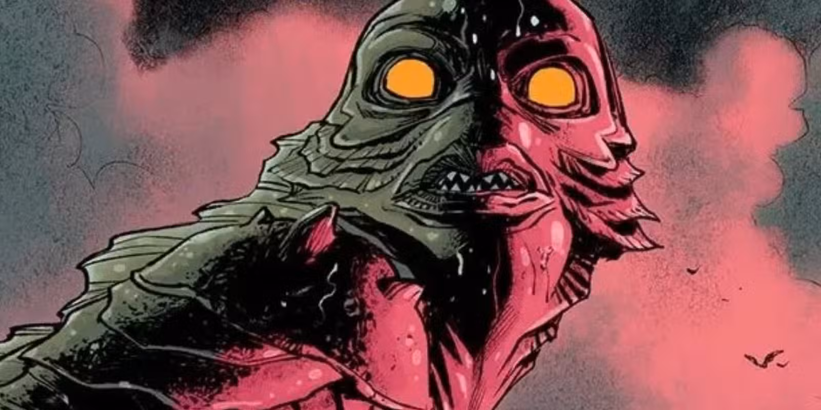 Criatura de los cómics Skybound de la laguna negra.