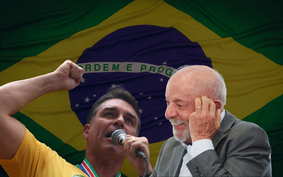 Lula pide 'matar la desgracia' y vencer a Flávio Bolsonaro