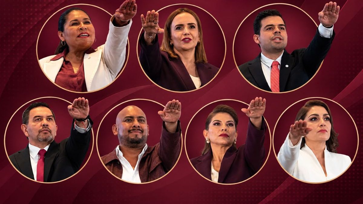 Morena anuncia sus últimas siete 'coordinaciones' estatales rumbo a las elecciones de 2027
